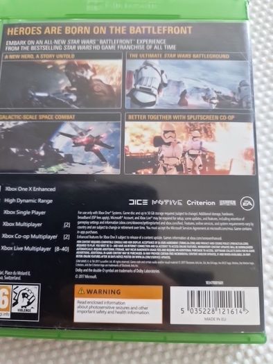 Star Wars Battlefront II  Xbox One Games Original