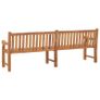 Garden Bench 240 cm Solid Teak Wood Image 3
