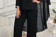 BNWT Black Shiffon Style Top size 20 - great for any party