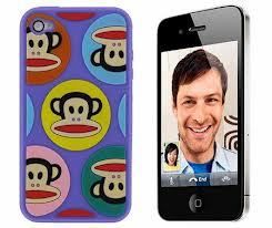 Silicone iPhone 4S 4G Case Cover Monkey Frank Silicon