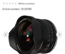 Canon camera lens
