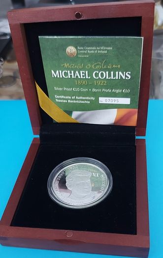 IRELAND Michael Collins Silver Collector Coin
