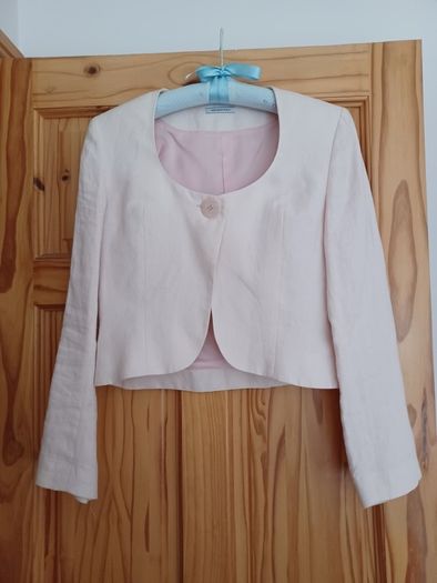 Dusky pink linen Jacket
