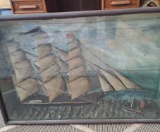 antique pub deco boat panel memorabilia vintage