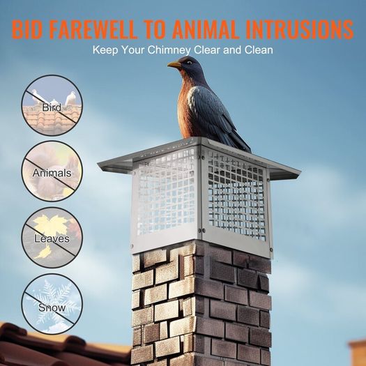 304 Stainless Steel Chimney Cap 304.8 x 304.8mm