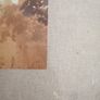 New large linen sepia canvas picture Image 2