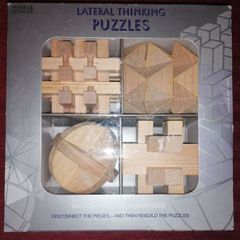 4 Wooden Puzzles
