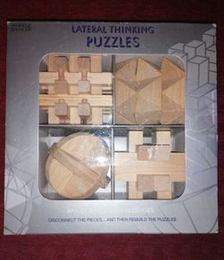 4 Wooden Puzzles
