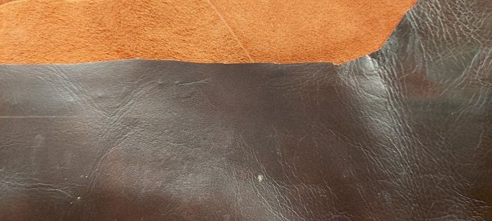 upcycled leather scraps