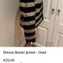 Dressy black/gold lined Basler jacket - 12-14 Image 2