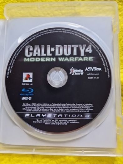 Call of Duty 4 Game of the Year edition PlayStation3 ps3 games Original