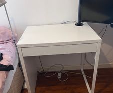 White Desk / Dressing Table with Drawer