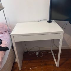 White Desk / Dressing Table with Drawer