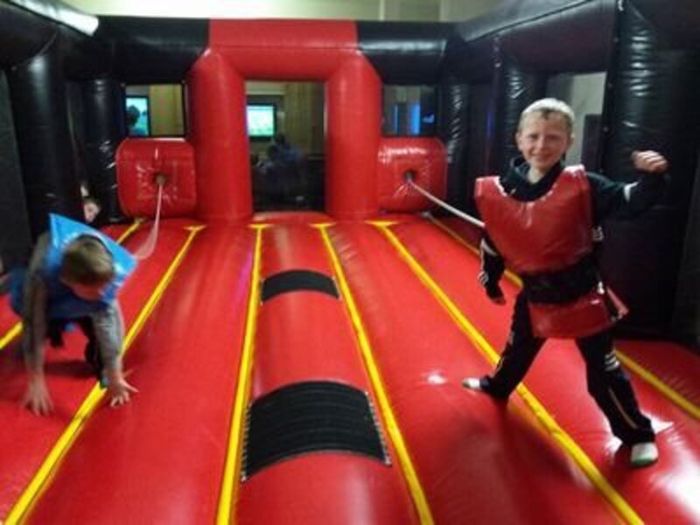 Inflatable bouncy castle