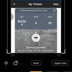 dermot kennedy tickets x2