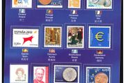 2001-02 Europe The First Euro Stamps Presentation Pack.