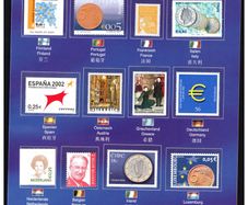 2001-02 Europe The First Euro Stamps Presentation Pack.