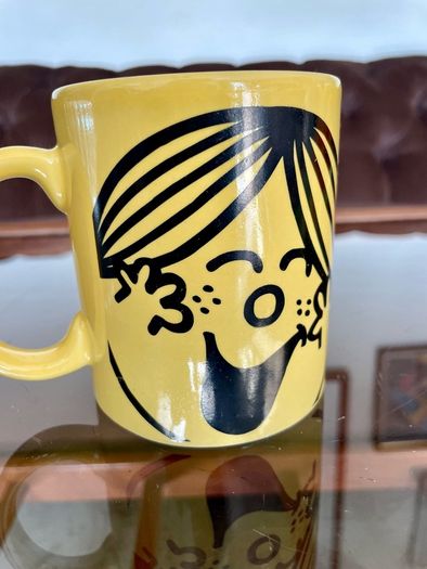 Retro Little Miss Sunshine Mug Yellow Ceramic Mr Men