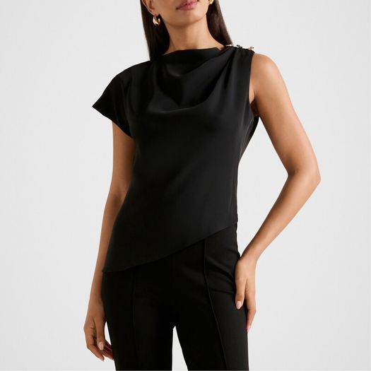 Stylish Black Ladies Top (BNWT)