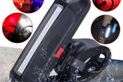 COB LED Bicycle Bike Cycling Front Rear Tail Light USB Rechargeable 6 Modes Waterproof Front Rear Tail LED Light