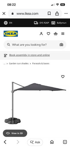 Brand New IKEA Parasol