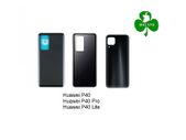 For Huawei P40/P40 Pro/P40 Lite Back Battery Cover Glass Back Housing Adhesive Replacement Black