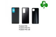 For Huawei P40/P40 Pro/P40 Lite Back Battery Cover Glass Back Housing Adhesive Replacement Black