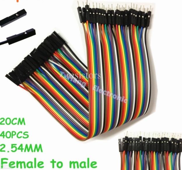 Jumper 20cm Wire Arduino raspberry pi connector
