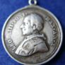 Antique 1888 Papal States Sterling Silver Medal. Pope Leo XIII. 50th Episcopal Preisthood. 11,1g Image 5