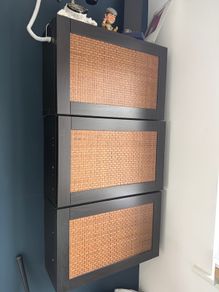 3 Ikea Besta Wall Cabinets