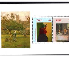 1993 Ireland Irish Impressionism Painters Commemorative Stamp Booklet Pane Mint Never Hinged (MNH). Hibernian HP56