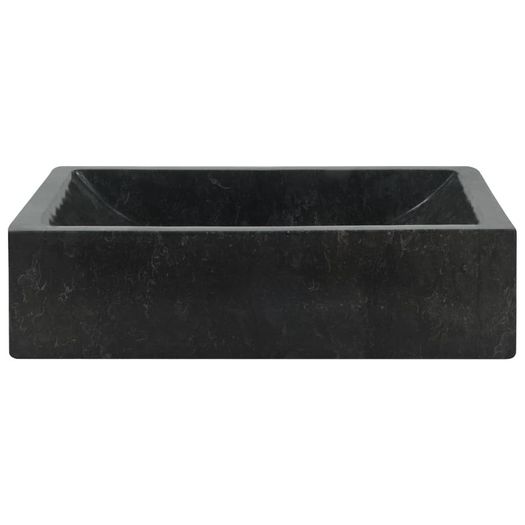 Sink 45x30x12 cm Marble Black