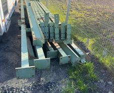 2 Steel frame portel shed