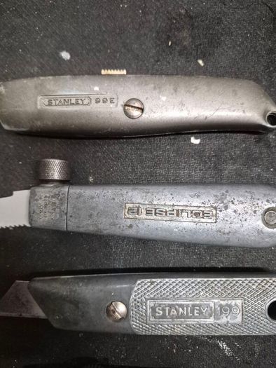 3 x Stanley Knife and Pad Saw