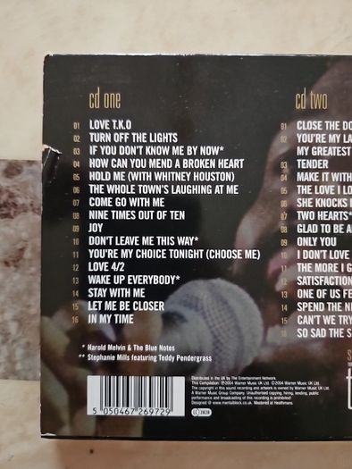 Teddy Pendergrass 2CD - The Very Best Of