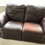 Leather 2 Seater Sofa Recliner Image 2