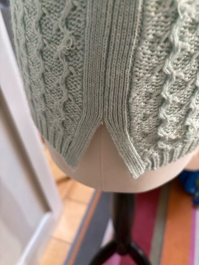 Small duck egg Zara jumper