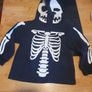 2-4 years Skeleton Tracksuit Halloween Image 2