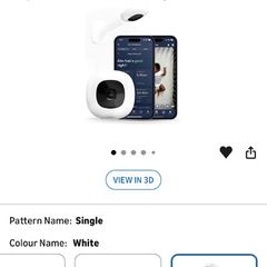 Nanit Pro Smart Baby Monitor and Wall Mount