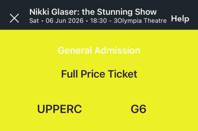 Nikki Glazer tickets