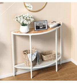 Half moon console table