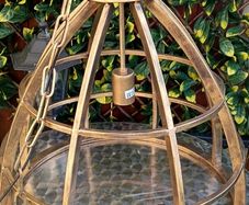 Metal lamp for kitchen