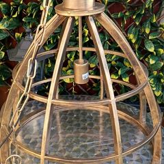 Metal lamp for kitchen