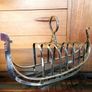 Antique Victorian Silver Plated Gondola Toast Rack Image 2
