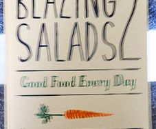 BLAZING SALADS 202 page Hardback Vegetarian Cookbook 3 euro