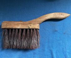 Vintage drafting bristle brush