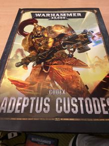 Warhammer 40k Codex Custodes 9th edition