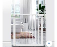 NOMA Pressure Fit Stair Gate White