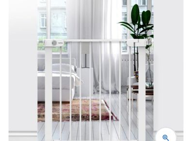 NOMA Pressure Fit Stair Gate White