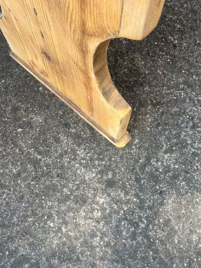 Antique yellow pine Refectory table